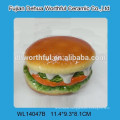 Ceramic hamburger piggy coin banks